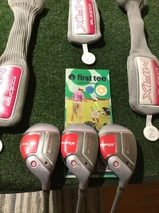 Cobra Ladies Max Offset Hybrids Set (4,5,6) Matrix MFS White Tie X4 50g Graphite - Picture 1 of 12