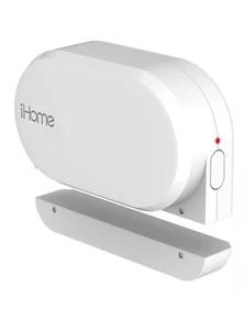 Sensor de puerta/ventana alimentado por batería WiFi iHome iSB04, sin tamaño, blanco - Imagen 1 de 11