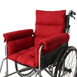 Trendcode Wheelchair Cushion Pressure Relief Armrest Covers Non-Slip Burgundy - Picture 1 of 6