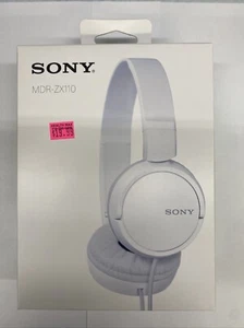 Sony MDR-ZX110 Ear-Pad (On the Ear) Headband Headphones - White - Picture 1 of 2