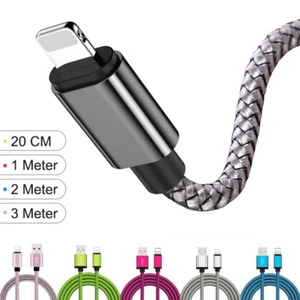 1M 2M 3M For iPhone iPad USB Data Sync High Speed Charger Charging Cable Cord AU - Picture 1 of 16