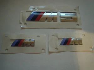 3 ORIGINAL BMW M Motorsport Schriftzüge M5 NEU NEU - Bild 1 von 2