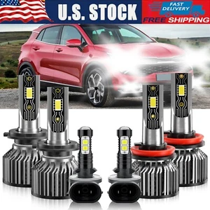 For Kia Sportage 2011-2016 6X LED Headlight Bulb High Lo Beam+Fog Light Kit 6PCS - Picture 1 of 12