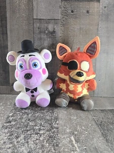Funko Pop Five Nights at Freddy's Curse of Dread Bear Grim Foxy & Helpy Plushies - Picture 1 of 8