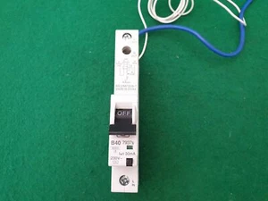 MK Sentry 40 Amp RCBO Leitungsschutzschalter 7937s Typ B B40 - Bild 1 von 2