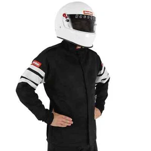 RaceQuip Multi-Layer Racing Driver Fire Suit Jacket SFI 3.2A/5 XL BLACK 121006 - Picture 1 of 9