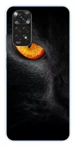 Coque en silicone imprimée compatible Xiaomi Redmi Note 11 4G Oeil de Panterre - Picture 1 of 3