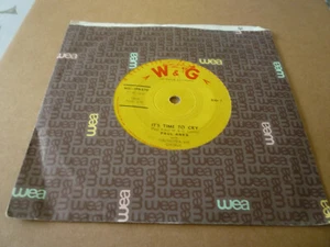 PAUL ANKA---IT'S TIME TO CRY - Picture 1 of 1