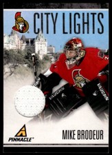 2010-11 Panini Pinnacle City Lights Mike Brodeur /499 Ottawa Senators #61
