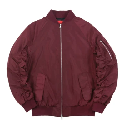 Killion Spring Edition MA-1 Bomber Jacket - Burgundy - Small — 第 1/4 张图片