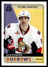 2017-18 O-Pee-Chee Retro Alexandre Burrows Ottawa Senators #423 R36