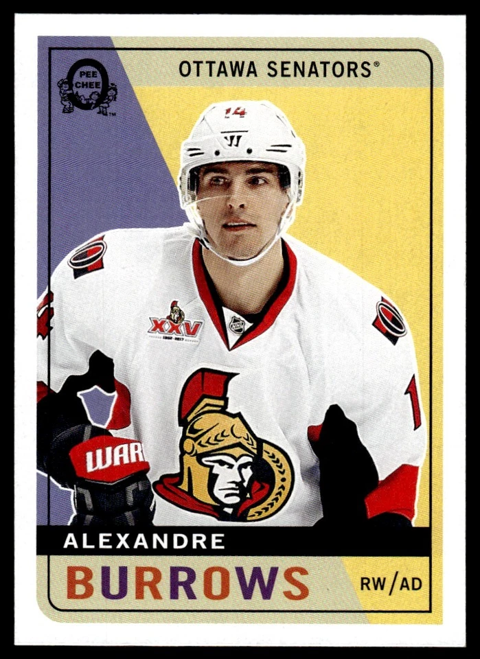 2017-18 O-Pee-Chee Retro Alexandre Burrows Ottawa Senators #423 R36 - Image 1 of 2