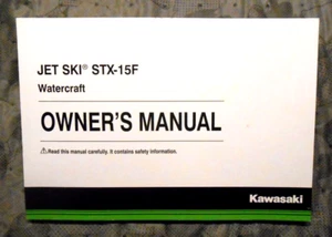 Kawasaki Owner's Manual Book 2018 JET SKI STX-15F PWC Watercraft (M2) - Picture 1 of 1
