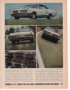 1966 421 Pontiac 2+2 (Catalina) Print-Ad / Great Art - Picture 1 of 1