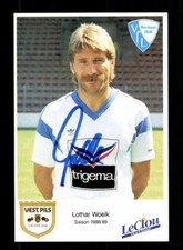 Lothar Woelk autograph card VfL Bochum 1988-89 original signed