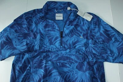 Tommy Bahama Desert Fronds Popover Jacket Island Zone Monaco Blue New Medium M - Image 1 of 4