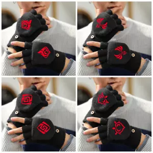Guantes sin dedos Genshin Impact Anime Mitones Comodidad Invierno Calor Mitones Regalo - Imagen 1 de 18