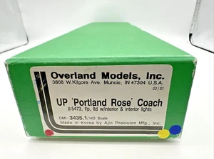 OVERLAND 3435.1 HO BRASS UP CARROZZA 'PORTLAND ROSE' #5473 - Nuova con scatola - Foto 1 di 18