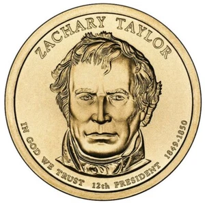 Dólar presidencial D Zachary Taylor 2009 sin circular como nuevo en Estados Unidos - Imagen 1 de 2
