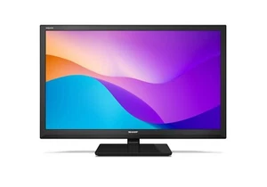 Televisor TV SHARP LED 24" USB HDMI DVB-T2 Dolby Audio HD 24BI2E ANDROID NEGRO - Imagen 1 de 7