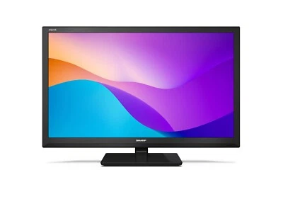 Televisor TV SHARP LED 24" USB HDMI DVB-T2 Dolby Audio HD 24BI2E ANDROID NEGRO - Imagen 1 de 4