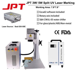 JPT 335 3W/5W Split UV Laser Marking Engraver Machine Water Chiller CuttingGlass - Picture 1 of 12