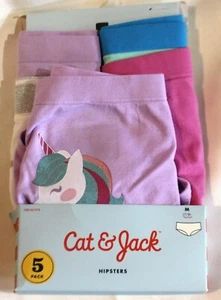 Girls Unicorn 5 Pack Seamless Hipters Panties Large 10-12 Multicolor Brand New - Picture 1 of 2