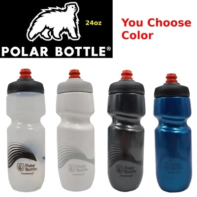 Polar Bottle 24oz Breakaway Sport Wave NON Insulated Bike Water Bottle w/Surge  - Image 1 of 2