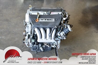JDM K24A 2007 07 2008 08 2009 09 HONDA CR-V 2,4 L DOHC VTEC MOTOR DE 4 CILINDROS JAPONÉS Foto 1 de 4