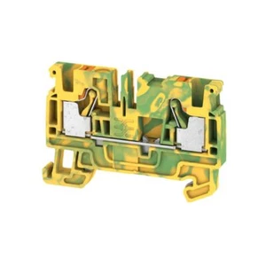 5pcs WEIDMULLER A2C 4 PE 2051360000 PE Terminal Green-yellow New ✦KD - Picture 1 of 7