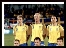 Panini Euro 2008 Sticker - Team Photo 1 Sweden Sverige No. 385