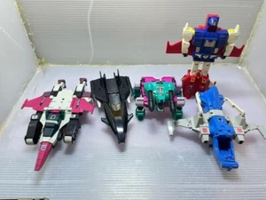 (Junk)Takara Fight! Super Robot Lifeform Transformers 5-piece set Used Jp - Picture 1 of 8
