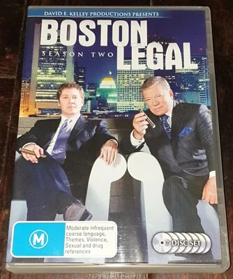 Boston Legal - Season Two / Series 2 (DVD) 7 Disc Set - FREE POST  - image 1 of 2