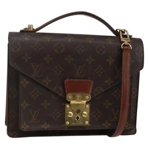LOUIS VUITTON Monogram Monceau 28 Hand Bag M51185 LV Auth 115525 - Picture 1 of 24