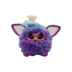 Furby lila Plüsch Batik interaktives Spielzeug 2023 leuchtende Ohren getestet & funktionsfähig - Bild 1 von 9