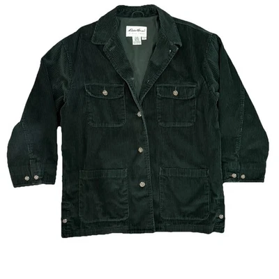 Chaqueta Abrigo Eddie Bauer Pana Tareas Para Mujer Talla L Verde Exterior  Foto 1 de 4