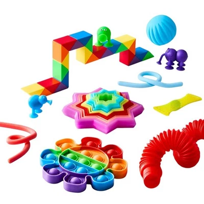 Gigglescape Fidget Box Multicolor Fidget Spinners Plástico y Silicona Foto 1 de 4