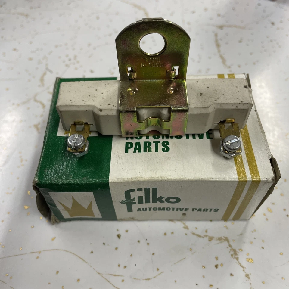 Resistor de bobina de ignição NOS GM Chevy International 1958-1975 F1104 fabricado nos EUA - Imagem 1 de 4