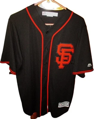 MAJESTIC ANDREW MCCUTCHEN SAN FRANCISCO GIANTS MLB JERSEY BLACK ALTERNATIVE M - Image 1 of 4