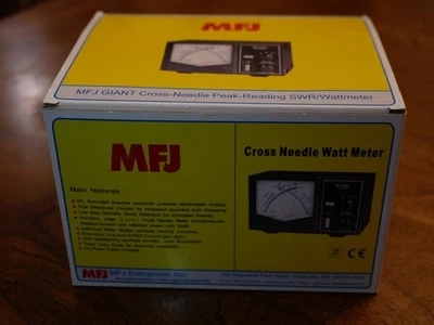 MFJ-860 aguja cruzada SWR/medidor de potencia 1,8-60 MHz Foto 1 de 3