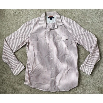 "Camisa de vestir Banana Republic ajustada con botones para hombre talla mediana 15"" - 15 1/2""" Foto 1 de 4