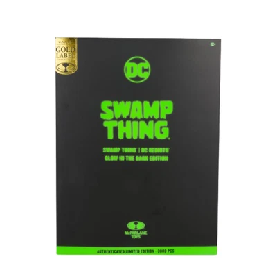 McFarlane DC Swamp Thing Glow In the Dark 金色标签独家限量版 — 第 1/4 张图片