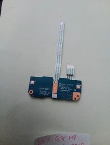 HP 250 / 255 G7 Laptop Touchpad Buttons Board with Cables LS-G073P 435OMA32L01 - Afbeelding 1 van 2