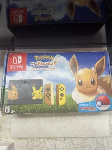 Nintendo Switch Konsole - Pokemon Let's Go Pikachu Eevee - Komplett mit PokeBall - Bild 1 von 20