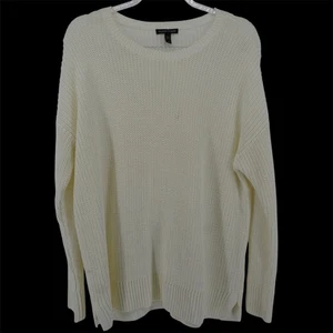 Suéter Eileen Fisher Tejido Crema 100% Algodón Orgánico Mediano Sostenible - Imagen 1 de 13