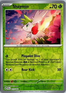 Shaymin - SV05: Temporal Forces #013/162 Reverse Holo Uncommon - Picture 1 of 2