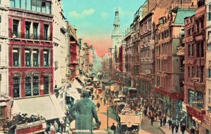 GB Londres Inglaterra - Lado barato - Autobuses de dos pisos - Postal de colección c1908 (F9) - Imagen 1 de 4