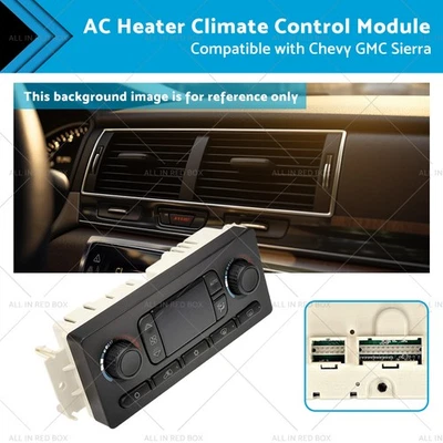 AC Heater Climate Control Module Suitablefor 599211XD Chevy GMC Sierra 3500 1500 - Image 1 of 4