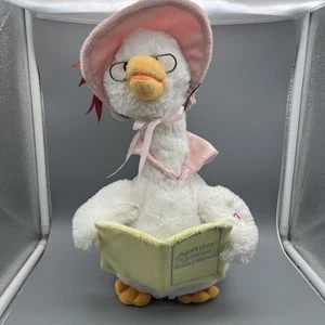 Juguete de peluche madre ganso parlante lecturas de trabajo 7 rimas infantiles abrazar granero rosa. - Imagen 1 de 12