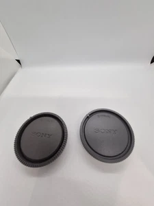 Sony E Mount Camera Body Cap And Rear Lens Cap x 2 sets - Picture 1 of 3